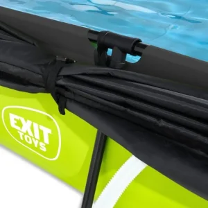 Exit Toys Bouées Jeux Gonflables Et Piscines<Piscine Lime 220 X 150 X 65 Avec Pompe Filtrante Et Voile D'Ombrage