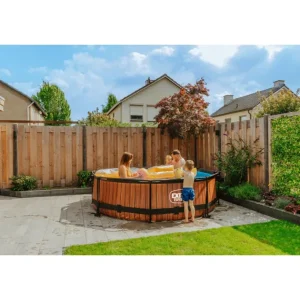 Exit Toys Bouées Jeux Gonflables Et Piscines<Piscine Wood 300 X 76 Avec Pompe Filtrante