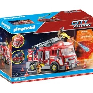 Playmobil Playmobil<71233 - City Action - Camion De Pompiers Avec Grande Echelle