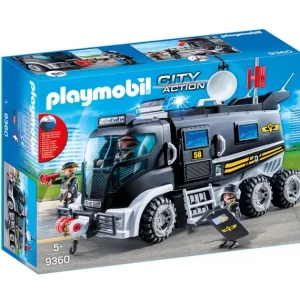 Playmobil Playmobil<9360 - City Action - Camion Des Policiers D'Elite Avec Sirene