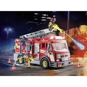 Playmobil Playmobil<71233 - City Action - Camion De Pompiers Avec Grande Echelle