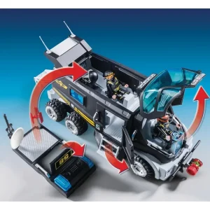 Playmobil Playmobil<9360 - City Action - Camion Des Policiers D'Elite Avec Sirene