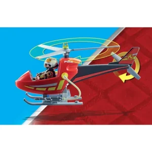 Playmobil Playmobil<71195 - City Action – Helicoptere Bombardier Des Pompiers