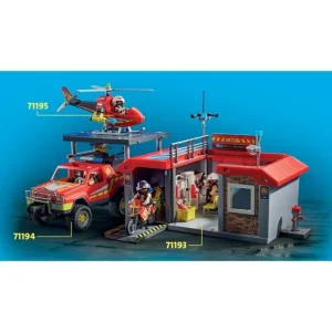 Playmobil Playmobil<71193 - City Action - Caserne De Pompiers Transportable
