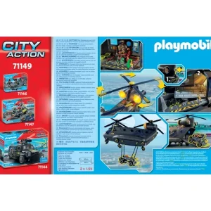 Playmobil Playmobil<71149 – City Action - Helicoptere Des Forces Speciales