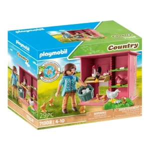 Playmobil Playmobil<71308 - Country - Agricultrice Et Poulailler