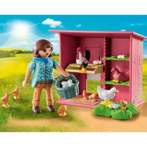 Playmobil Playmobil<71308 - Country - Agricultrice Et Poulailler