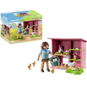 Playmobil Playmobil<71308 - Country - Agricultrice Et Poulailler