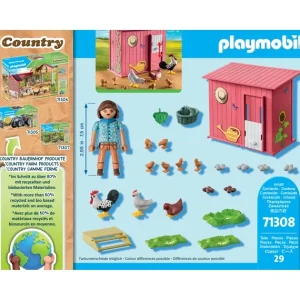 Playmobil Playmobil<71308 - Country - Agricultrice Et Poulailler