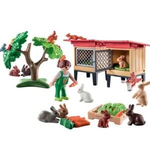 Playmobil Playmobil<71252 - Country - Enfant Avec Enclos Et Lapins