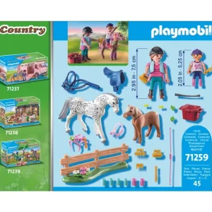 Playmobil Playmobil<71259 - Country - Starter Pack Cavaliers Et Chevaux