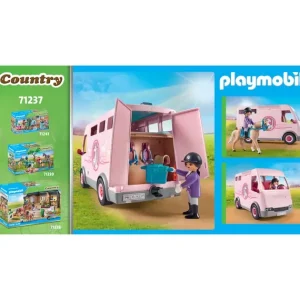 Playmobil Playmobil<71237 - Country - Van Avec Chevaux