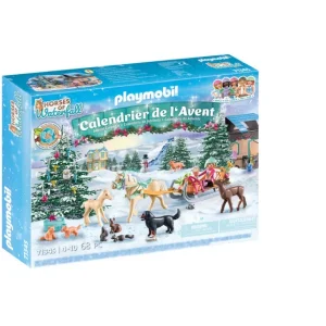 Playmobil Calendriers De L'avent<71345 - La Magie De Noel - Calendrier De L'avent Equestre