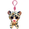 TY Peluches Porte-clés<Porte-clés Beanie Boo'S Livvie Le Leopard 9 Cm