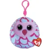 TY Peluches Porte-clés<Porte-clés Hibou En Peluche - 8 Cm
