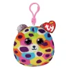 TY Peluches Porte-clés<Porte-clés Leopard En Peluche - 8 Cm