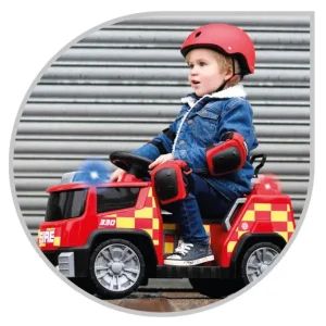SUN and SPORT Porteurs & Jouets À Bascules<Porteur Electrique Bebe Camion De Pompier