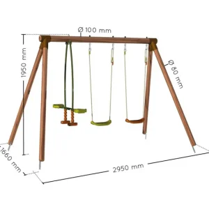 Soulet Balancoires Et Portiques<Portique En Bois Pacco