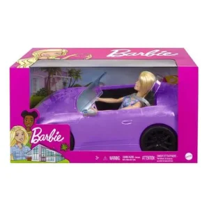 Mattel Barbie Et Poupées Mannequin<Poupee Barbie Et Sa Voiture Decapotable