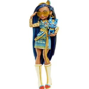 Mattel Poupées<Poupee Cleo De Nile Et Son Animal De Compagnie - Monster High