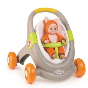 Smoby Poussettes Poupons<Poussette Minikiss Baby Walker 3 En 1