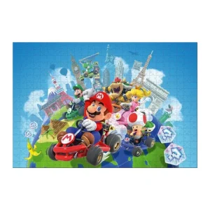 Winning Moves Puzzles Enfants De 250 À 1000 Pièces<Puzzle 500 Pieces Mario Kart Autour Du Monde