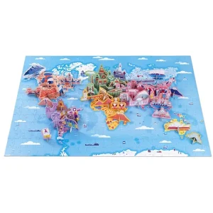 Janod Puzzles Enfants De 250 À 1000 Pièces<Puzzle Educatif - Les Curiosites Du Monde 350 Pieces