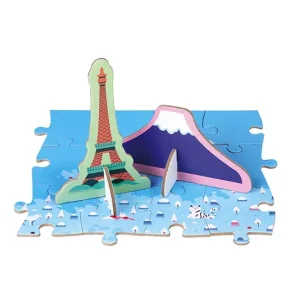 Janod Puzzles Enfants De 250 À 1000 Pièces<Puzzle Educatif - Les Curiosites Du Monde 350 Pieces
