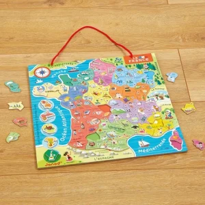 Janod Puzzles Enfants De 50 À 249 Pièces<Puzzle France Magnetique Bois 93 Pieces