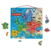 Janod Autres Puzzles<Puzzle Magnetique Carte De L'Europe