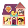Janod Puzzles Bois<Puzzle Musical En Bois 5 Pieces Animaux
