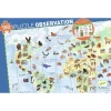 Djeco Puzzle Bébé / Enfant<Puzzle Observation Animaux Du Monde 100 Pieces