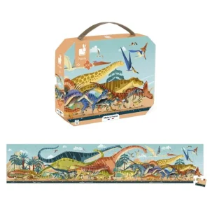 Janod Puzzles Enfants De 50 À 249 Pièces<Puzzle Panoramique Dinosaures 100 Pieces