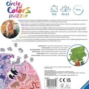 Ravensburger Puzzle 500 À 1000 Pièces<Puzzle Rond 500 Pieces - Animaux