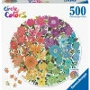 Ravensburger Puzzle 500 À 1000 Pièces<Puzzle Rond 500 Pieces - Fleurs