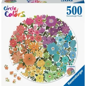 Ravensburger Puzzle 500 À 1000 Pièces<Puzzle Rond 500 Pieces - Fleurs