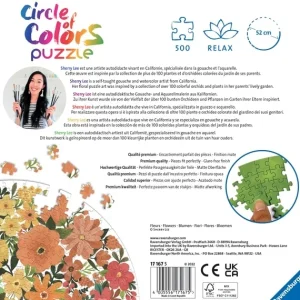 Ravensburger Puzzle 500 À 1000 Pièces<Puzzle Rond 500 Pieces - Fleurs