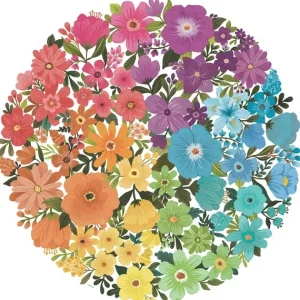 Ravensburger Puzzle 500 À 1000 Pièces<Puzzle Rond 500 Pieces - Fleurs