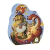 Djeco Puzzles Enfants De 50 À 249 Pièces<Puzzle Vaillant Et Les Dragons 54 Pieces