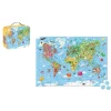Janod Puzzles Enfants De 250 À 1000 Pièces<Puzzle Valise - Carte Du Monde - 300 Pieces