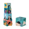 Janod Jouets À Emboîter, À Empiler<Pyramide En Carton Et Figurines En Bois - Partenariat Wwf®