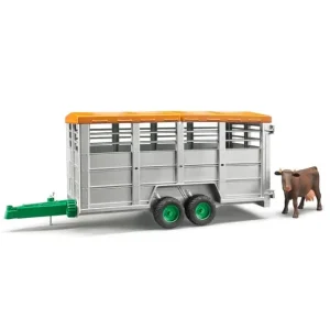Bruder Véhicules De Chantier Et Tracteurs<Remorque Betaillere Avec Vache