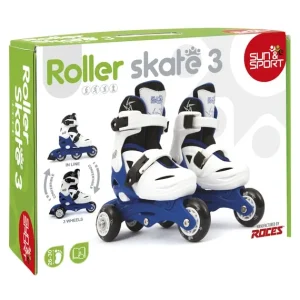 SUN and SPORT Skates Rollers Et Patins<Rollers Evolutifs - Bleu T. 26-30