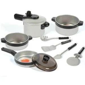 Funny Home Cuisine Et Dinette<Set De Cuisine Metallisee
