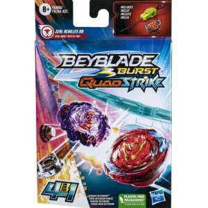 Hasbro Jeux De Récréation<Starter Pack Beyblade Burst Quadstrike - Toupie Zeal Achilles A8