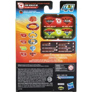 Hasbro Jeux De Récréation<Starter Pack Beyblade Burst Quadstrike - Toupie Zeal Achilles A8
