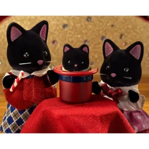 Sylvanian Families Heros & Univers< - 5530 - La Famille Chat Magicien