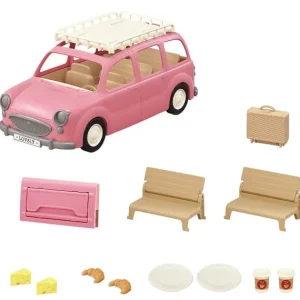 Sylvanian Families Heros & Univers< - 5535 - Le Monospace Rose Et Set De Pique-Nique