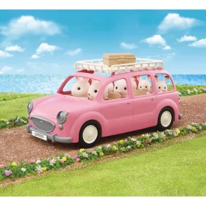 Sylvanian Families Heros & Univers< - 5535 - Le Monospace Rose Et Set De Pique-Nique