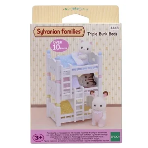 Sylvanian Families Heros & Univers< - 4448 - Les Lits Superposes A 3 Couchettes Bebes